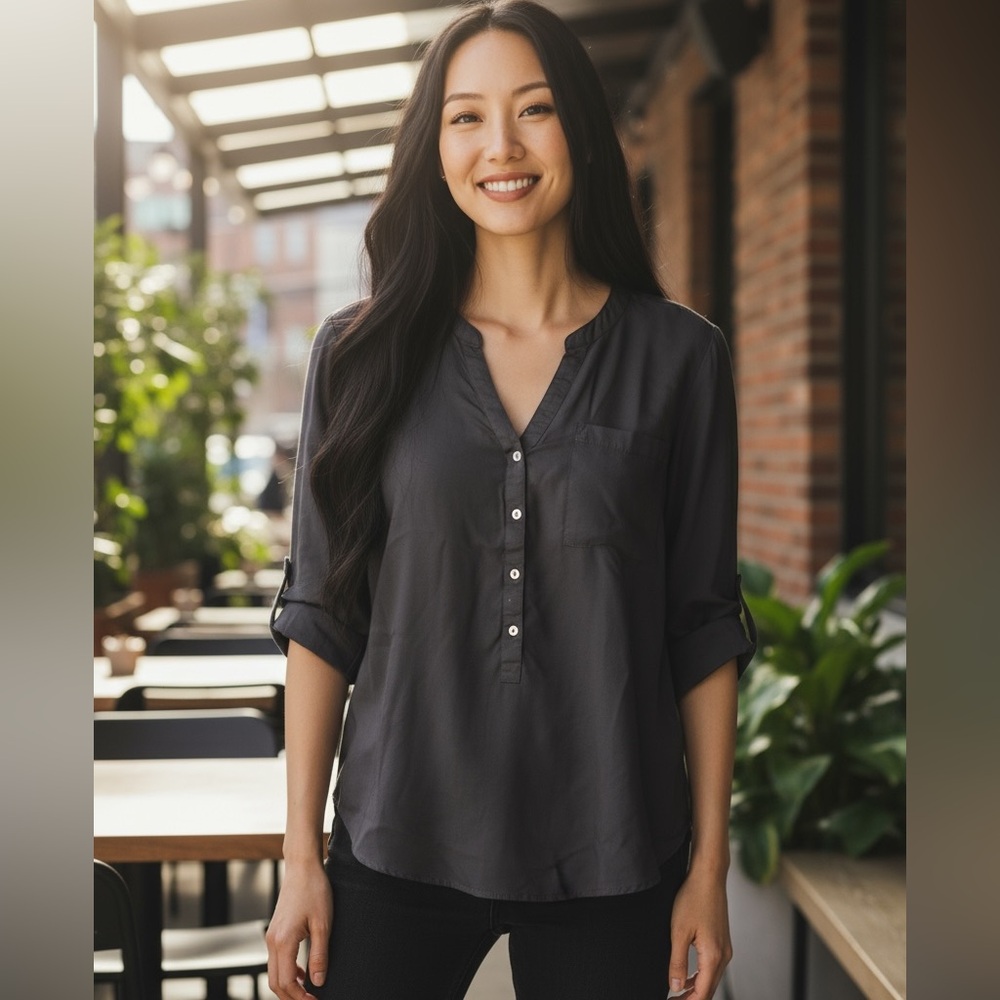 BLACK BLOUSE - Picture 5 of 5